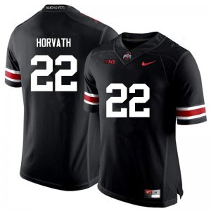 Men's Ohio State Buckeyes #22 Les Horvath Black Nike NCAA College Football Jersey Athletic TJK6844DX